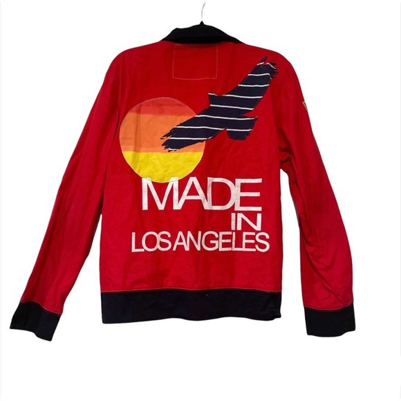 Free & Easy Made in Los Angeles Zip Up Jacket L - Picture 6 of 6